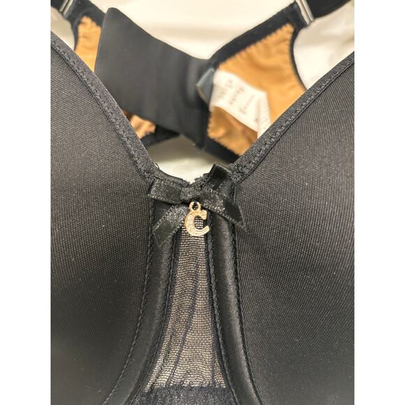 C Magnifique Seamless Smooth Minimizer-Black Bra Size 38 DDD - Picture 6 of 8
